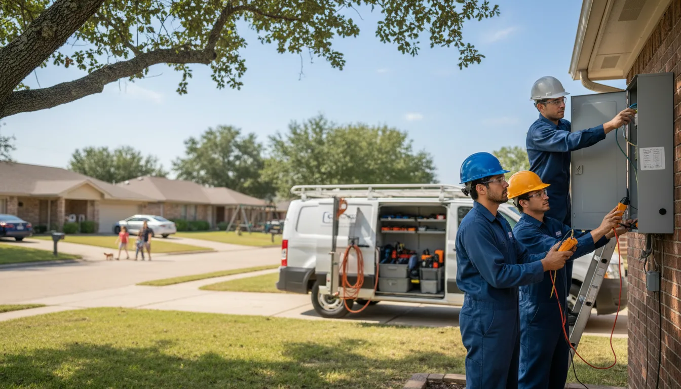 Certified electrician providing emergency electrical services in Rome, MS
